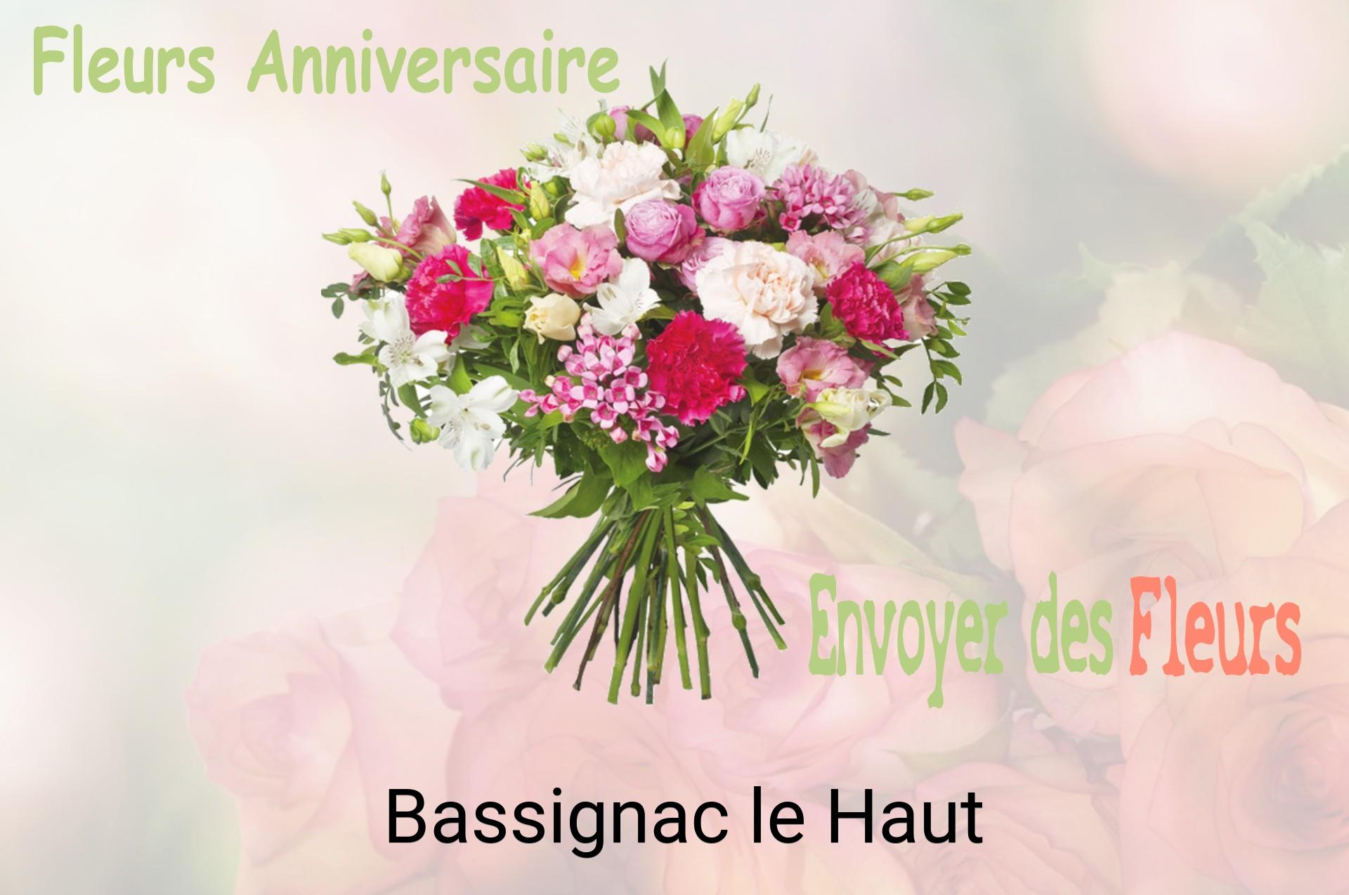 Bouquet de fleurs d’anniversaire livré à Bassignac-le-Haut